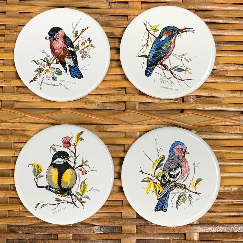 Farmhouse Bird Coasters